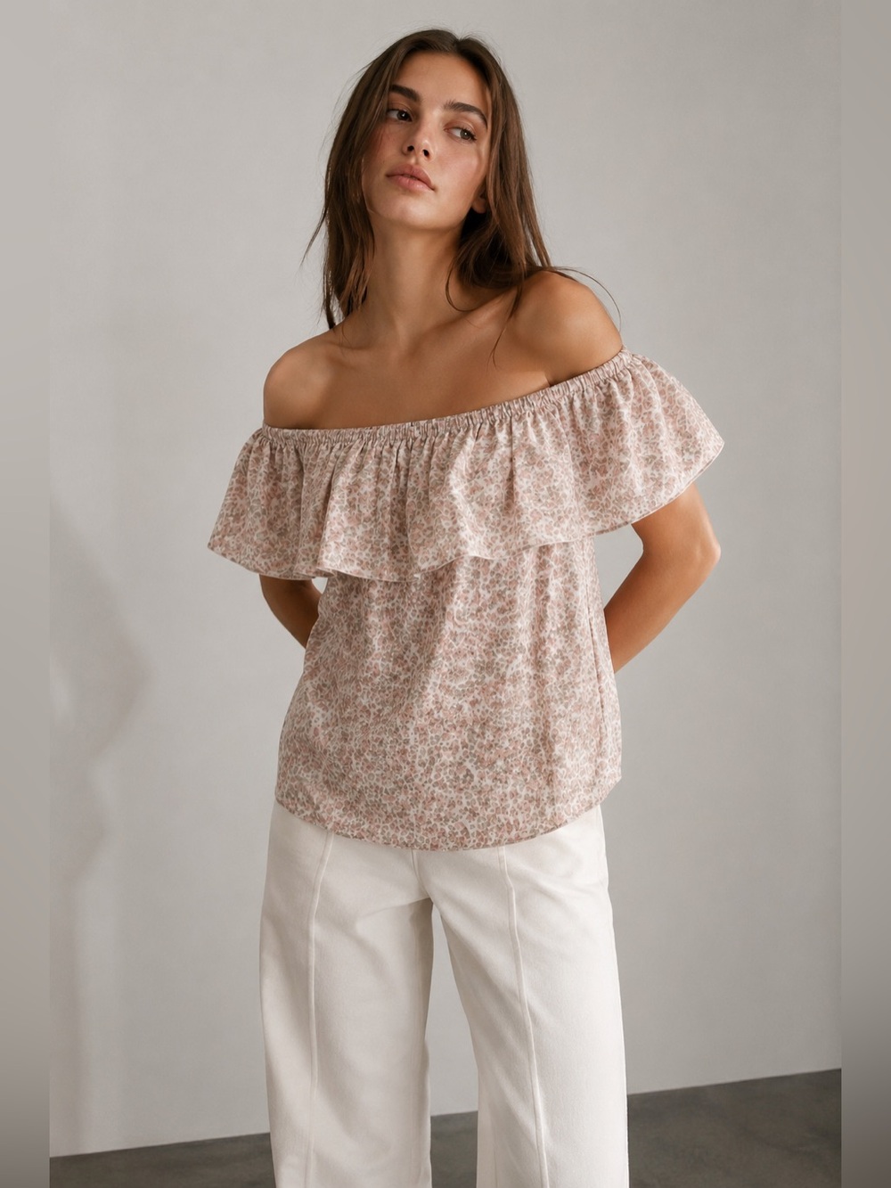 ✨ ARITZIA WILFRED Promener Off-Shoulder Blouse | Medium ✨
